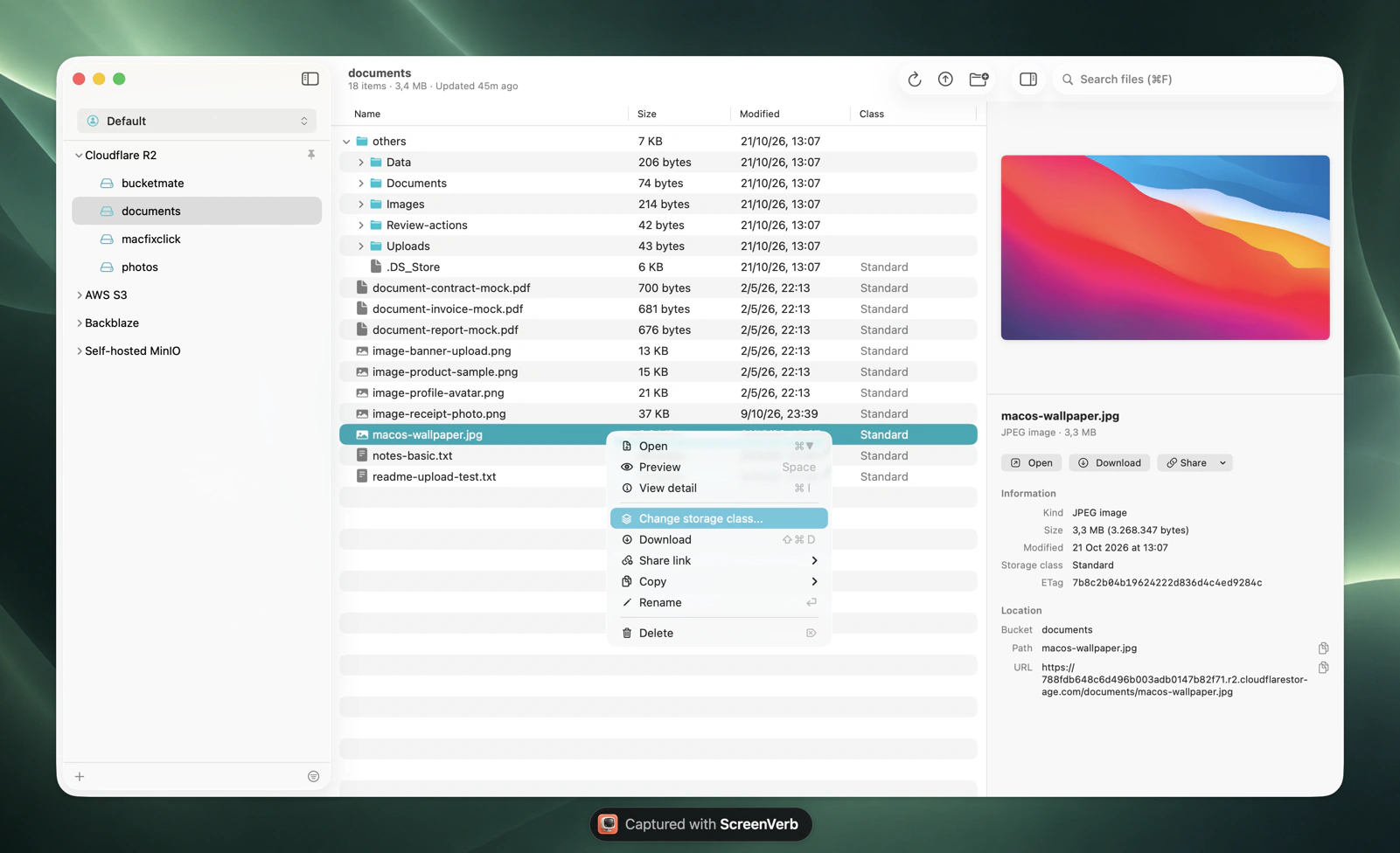 BucketMate S3 client on macOS